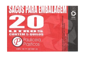 Saco de lixo 20 lts reforçado leitoso